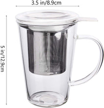 Load image into Gallery viewer, Infuser and Lid Tea Mug
